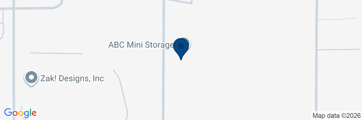 Map showing facility locations