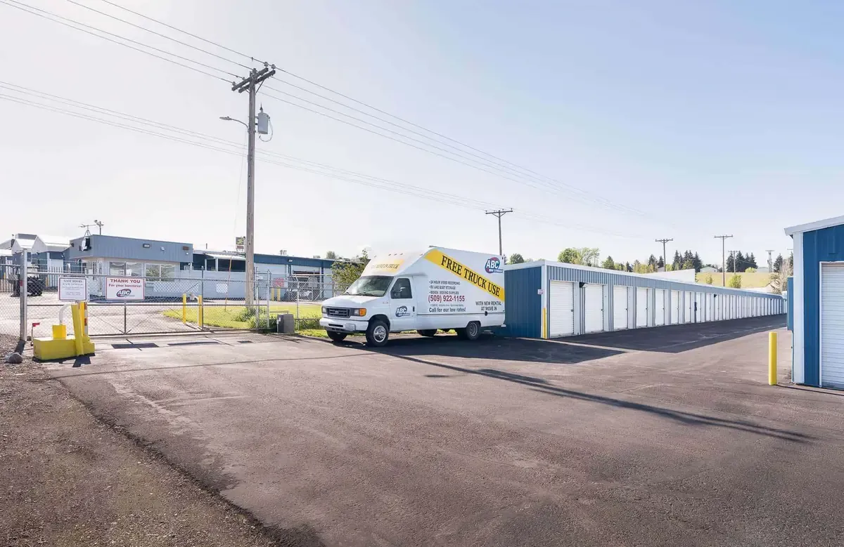 ABC Mini storage moving truck and storage units