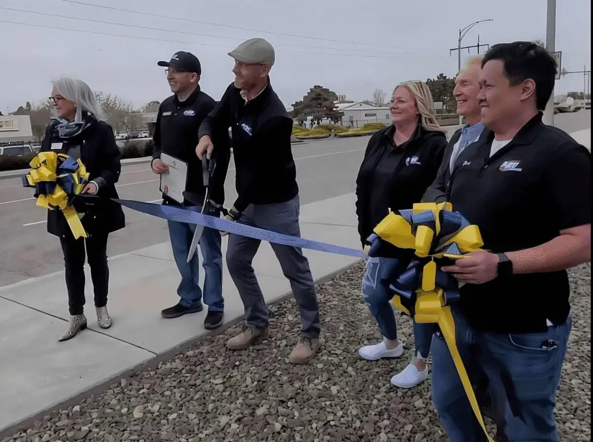 Ribbon cutting at ABC Mini storage